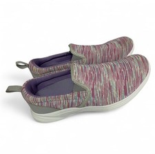 Vionic Orthopedic Slip Ons 6 1/2 Multi Color Purple Walking Comfort