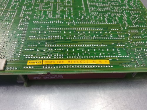 SIEMENS 6SC6100-0NA21 (462.010.9070.21AA.AB.AC) CONTROL CARD. 3E-6 - Picture 4 of 5