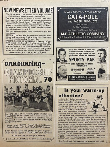 1970 Track and Field News July I AAU and NCAA Championships - Picture 23 of 24