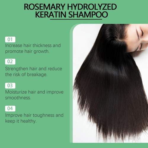 Organic Rosemary Hair Growth Shampoo for Women & Men-Natural Thickening Shampoo - Picture 7 of 16