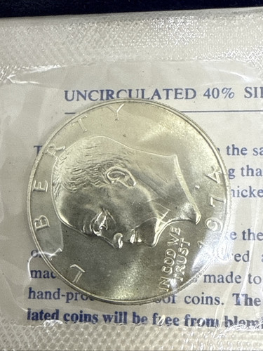 1974 S Eisenhower Silver Dollar Unc - Bild 2 von 10