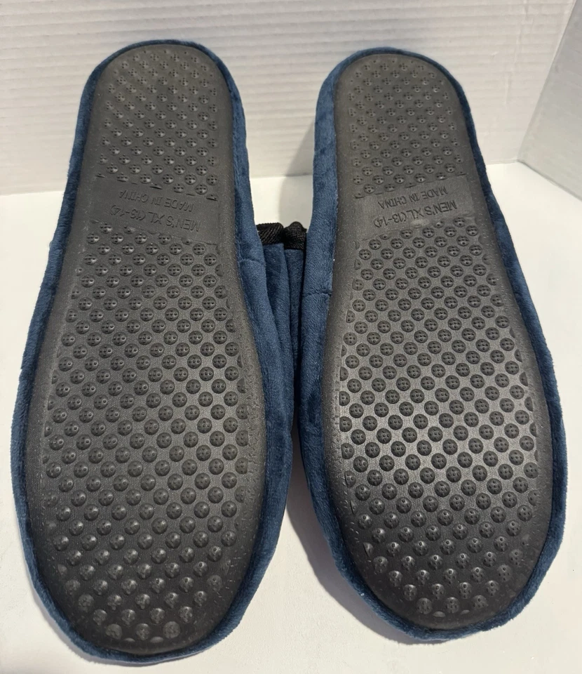 Zapatillas de invierno Dallas Cowboys para hombre azul marino y gris con texturas suelas exteriores Foto 4 de 4