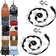 IZUS Bag-Organizer-Holder Purse Hanger Fit 1.35-1.55 Door Thickness, Black 01 