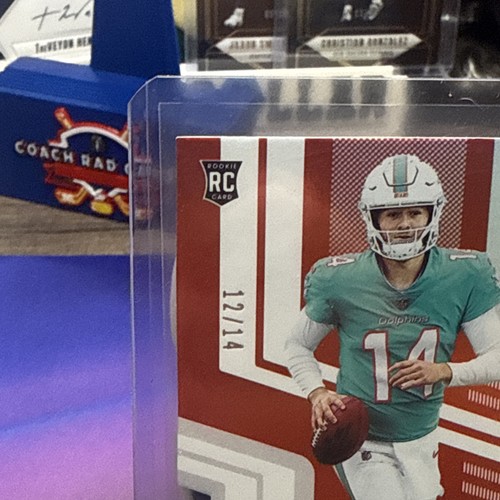 2025 Donruss Elite Status Quinn Ewers Die-cut Rookie, Miami Quarterback # 12/14 - Bild 2 von 6