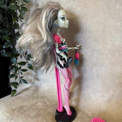 2008 Monster High Doll Frankie Stein Dawn of the Dance Phone Purse Accessories - Picture 5 of 11