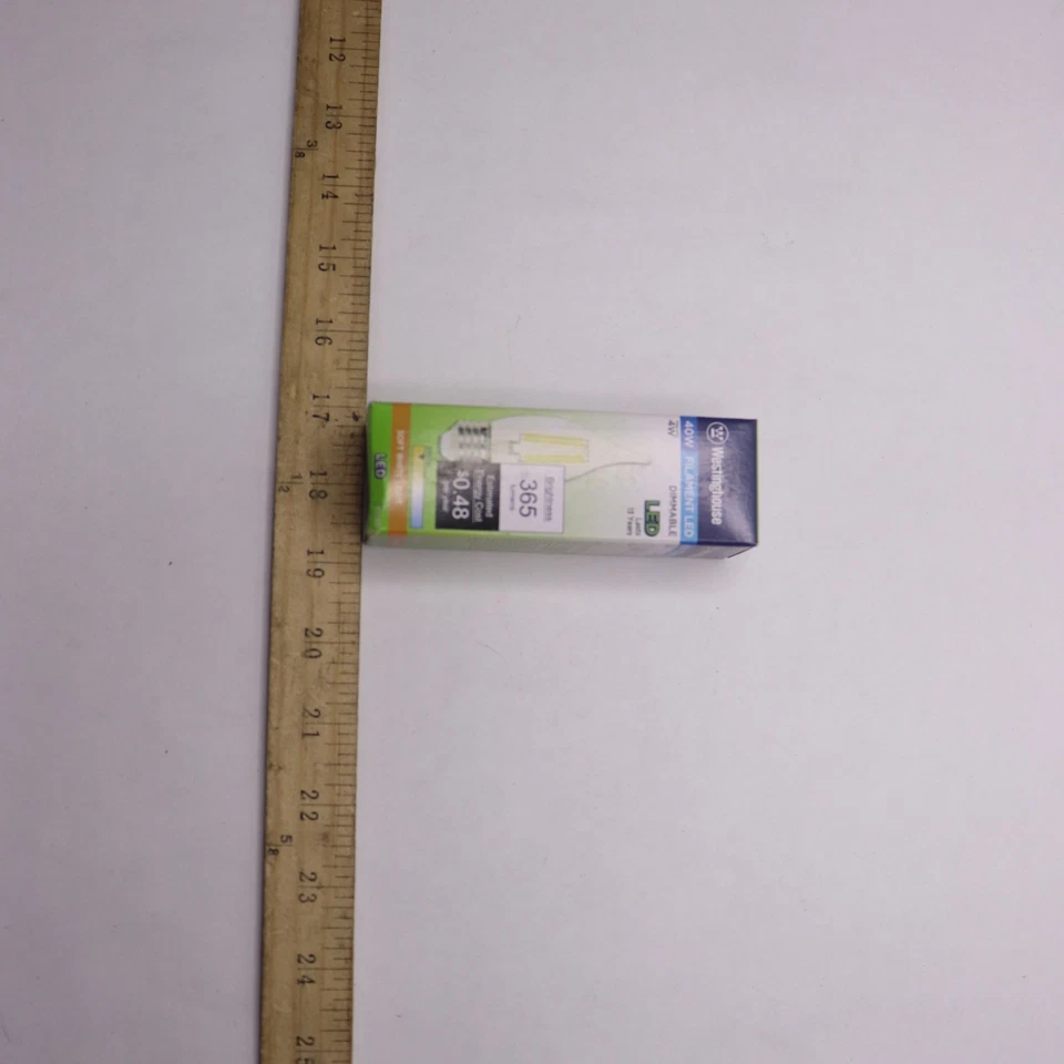 Westinghouse Dimmable LED Light Bulb Glass Soft White Clear 2700K 40W 120V - Image 2 of 4