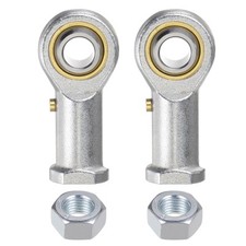 2pcs PHSB7 Female Rod End 7/16" Bore and 7/16-20 Right Hand Thread with Jam Nut