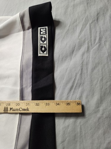 VTG Wayne Gretzky LA Kings 1993 Stanley Cup CCM Jersey Mens Size 54 Black White - Picture 10 of 10