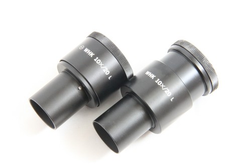 Olympus Microscope WHK 10X /20 and L Pair Eyepiece Lens #5558 - Picture 5 of 5