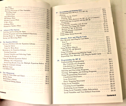 Scarce Original HP 48GX Calculator Users Guide Paperback - Picture 6 of 10