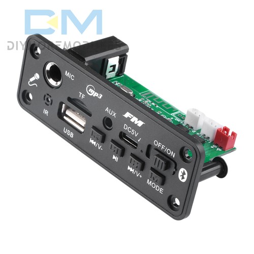 DC5V Amplifier MP3 Bluetooth Audio Decoder Board Car FM Receiver 2*3W MP3 Player - Picture 17 of 21