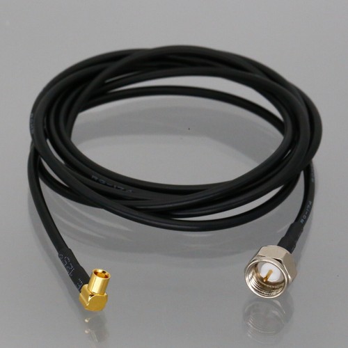 F Male Coax RG6 to MCX Female Right Angle 0.5~15FT Cable Radio AV TV GPS Antenna - Picture 1 of 6
