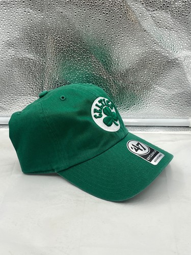 Boston Celtics NBA '47 Brand Green Clean Up Strapback Adjustable Hat - Picture 4 of 5