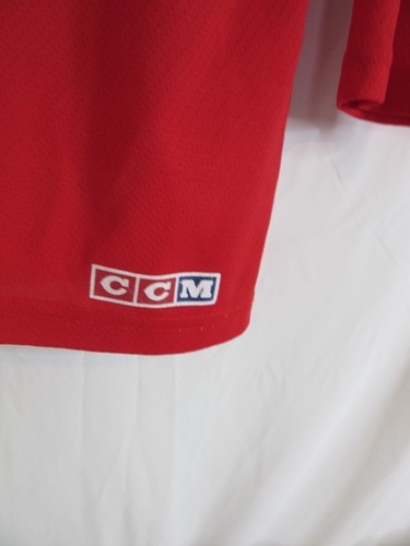 CCM Hockey Practice Jersey Youth Large/Extra Large Red LA Logo - Picture 3 of 4