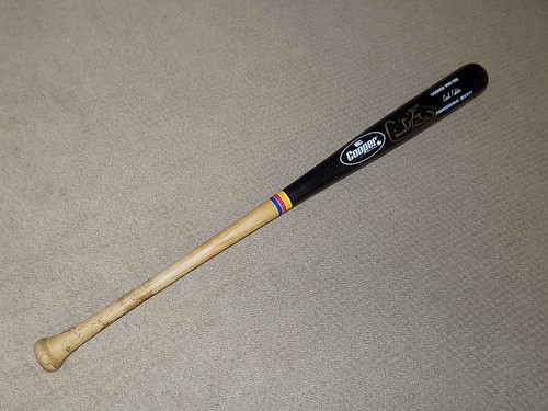 Cecil Fielder Spiel gebraucht signiert Schläger Detroit Tigers Blue Jays Yankees - Bild 2 von 6