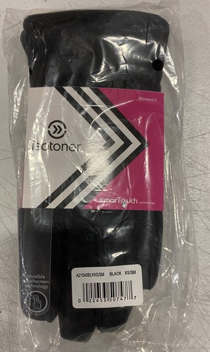 Isotoner Smart Touch Winter Gloves XS SM Women's Black