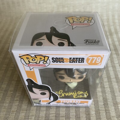 Monica Rial Soul Eater Tsubaki #779 Signed Funko Pop JSA Certified