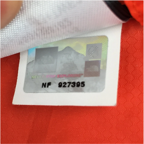 The North Face Boys/Large (34 in Chest) Orange Lightweight Packable Hood Jacket - Picture 9 of 12