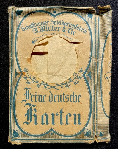 Histórico JASS Antiguo Juego de Cartas Suizo Baraja 36/36 y Envoltura J. MÜLLER - Imagen 6 de 16