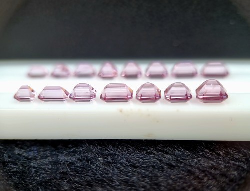 Lote de piedra espinela rosa púrpura natural suelta sin tratar de Badakhshan Afganistán - Imagen 8 de 9