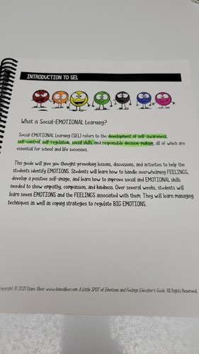 A Little SPOT Of Feelings And Emotions Educator Guide Diane Alber - Picture 9 of 19