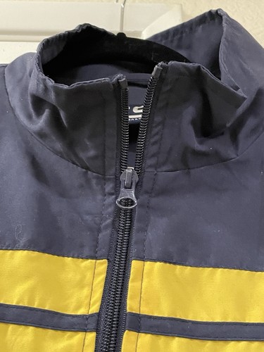 West Virginia Mountaineers Colosseum Full Zip Lined Jacket Navy & Yellow - Picture 7 of 12