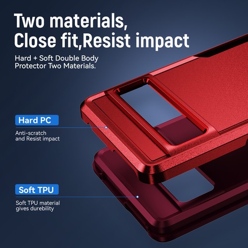 Für Google Pixel 7Pro 8Pro stoßfeste Hybrid robuste Hart-PC TPU schmale Rüstung Hülle - Bild 35 von 56
