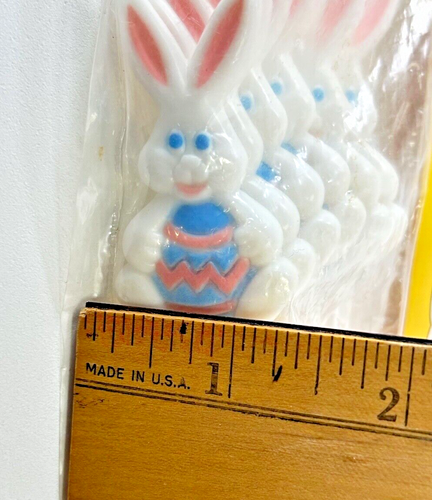 Wilton CakeTops Easter Bunny Picks Blue Egg Hong Kong Cake Decorating Vintage - Picture 7 of 7