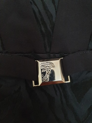 Versace abito donna nero elegante elegante moda autunno/inverno moda moda taglia S nuovo - Foto 3 di 10