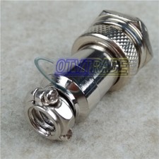 ONE 2Pin Male Female Panel Chassis Harness AC-DC Power Connector Kit NEW