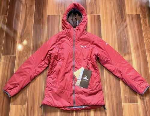 Salewa Ortles TWR Stretch HD Insulated Jacket Syrah Red Womens SZ S - Picture 11 of 19