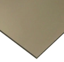 Polycarbonate Bronze Transparent Sheet  0.125” - 1/8" You Pick The Size