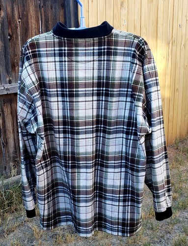 Men's Long Sleeve Plaid Shirt, Quality, Medium  - Picture 2 of 4