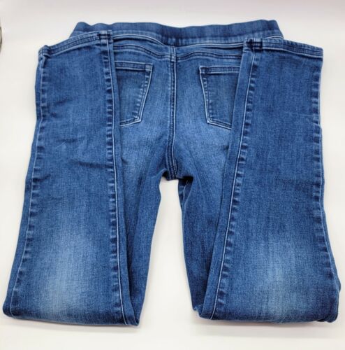 Girl's Vineyard Vines Blue Denim Tapered Leg Jeans Pull On Adjustable Waist 16 - Picture 5 of 7