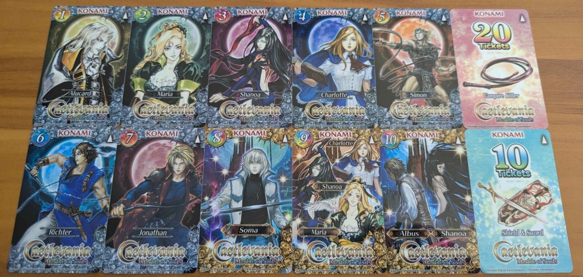 castle vania marble of souls カード全種セット s-l1200.jpg