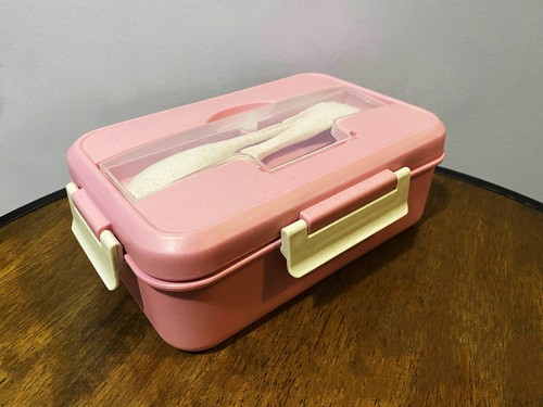 7 Tassen Bento Brotdose Auslaufsicher Lebensmittelqualität Mikrowellengeeignet mit Gabel und Löffel - Bild 22 von 27