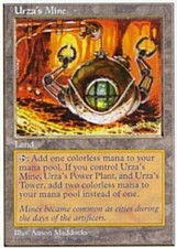 MTG magic cards 1x Urza's Mine 5th Edition Light Play, English