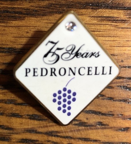 PEDRONCELLI 75 YEARS lapel pin tie tac hat pin - Picture 2 of 3