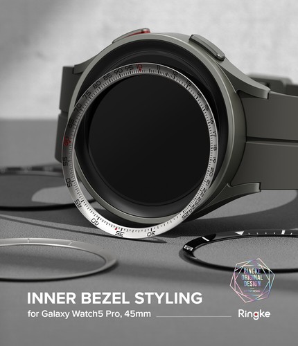 For Samsung Galaxy Watch 5 Pro 45mm Case | Ringke Inner Bezel Styling Ring Cover - Picture 39 of 49