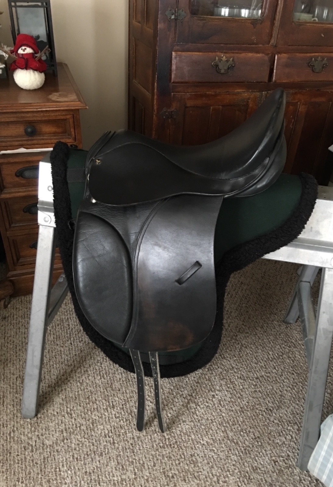 17.5-W silla de doma, ancho, utilizado desde State Line Tack 17.5-W silla de doma, ancho, utilizado desde State Line Tack