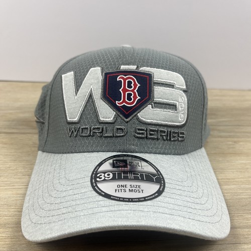 Boston Red Sox Hat World Series Champions Hat OSFA Stretch Fit Gray New Era - Picture 2 of 13