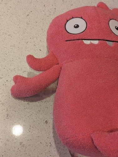 Ugly Dolls Moxy Large Pink Girl Bow Plush - 16" Large Stuffed Hasbro 2019 - Photo 3 sur 10