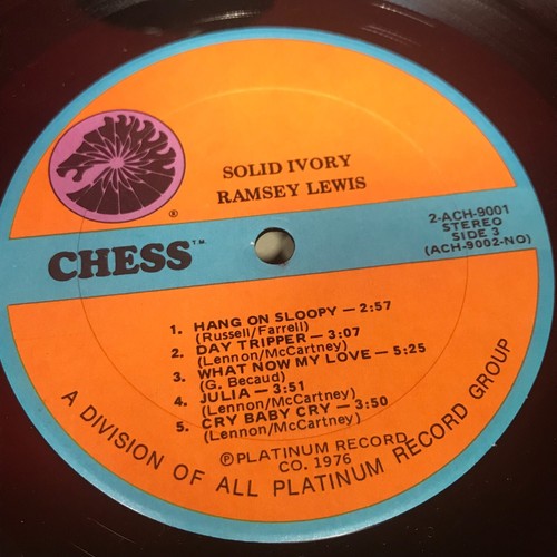 RAMSEY LEWIS Solid Ivory His Greatest Hits 1976 US double vinyl LP best of Chess - Picture 7 of 7