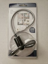 Black USB Personal Flexible Mini Cooler Fan by Principal, USB 1.1 or 2.0 Sealed