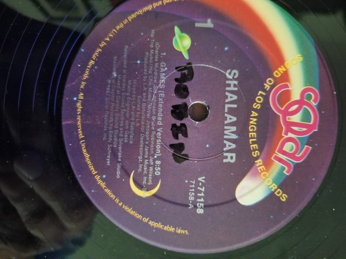 SHALAMAR - Games - Rare 12" Single - Foto 4 di 4