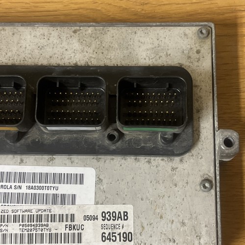 2006 JEEP LIBERTY 3.7L AT ENGINE CONTROL MODULE COMPUTER ECM ECU PCM P05094939AB - Picture 5 of 6