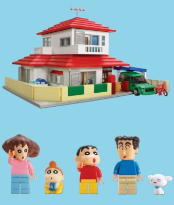 2020 Oxford Crayon Shin-Chan HOUSE Brick Building Block