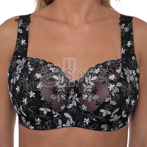 Ladies Gemm Full Cup Underwired Bra Plus Size Firm Hold Lace Large Pretty Uk New - Afbeelding 9 van 15