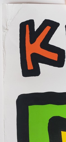 Keith Haring Original Siebdruck '88 Platte Signiert Ausstellung Düsseldorf - Bild 3 von 7
