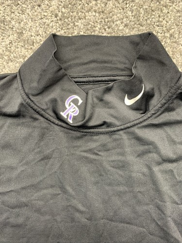 Nike Pro Large Combat Dri-Fit Colorado Rockies Long Sleeve Athletic Shirt - Picture 4 of 9
